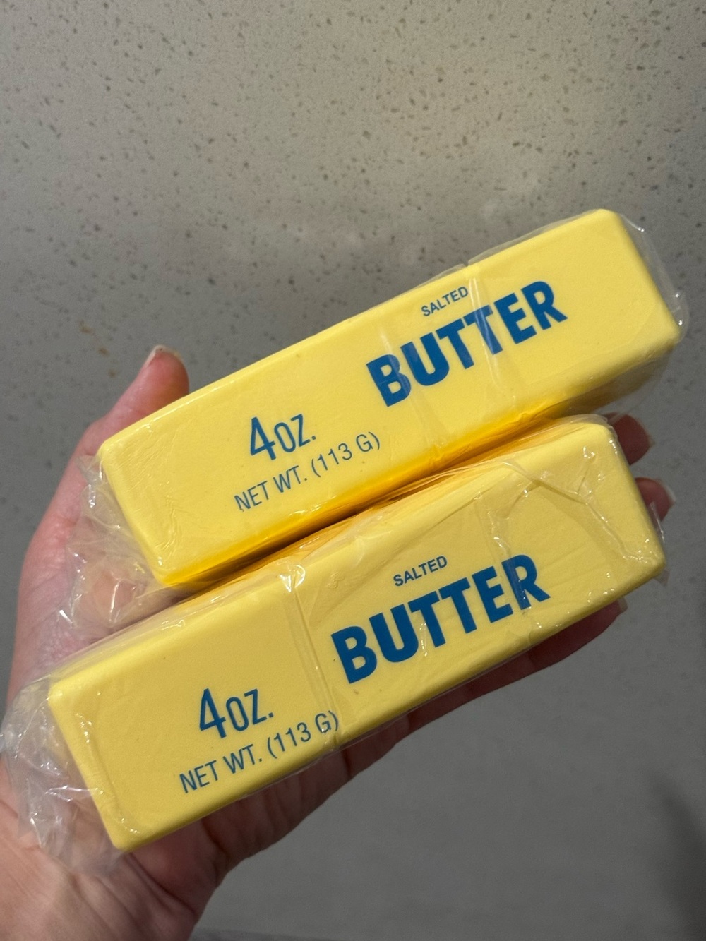 Bundle of 2 Butter Stick Squishy Fidget Toy. NEW